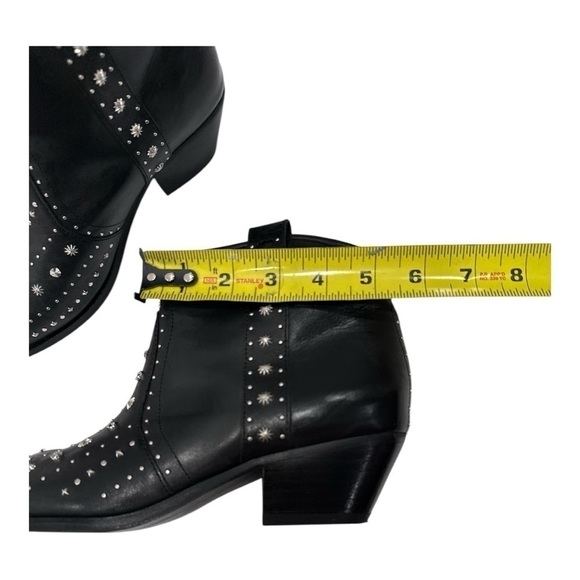 Sam Edelman Women's Brian Western Boot Black Leather size 8 - Picture 12 of 13